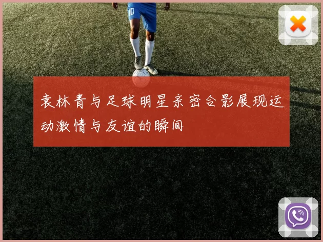 袁林青与足球明星亲密合影展现运动激情与友谊的瞬间